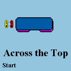 across the top