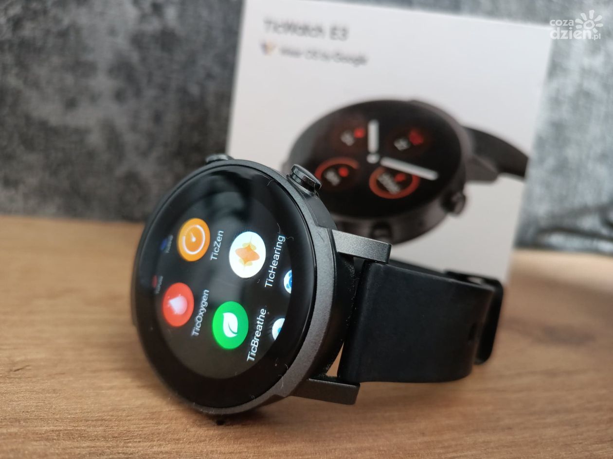 Mobvoi TicWatch E3 - smartwatch, z którym zadbasz o formę