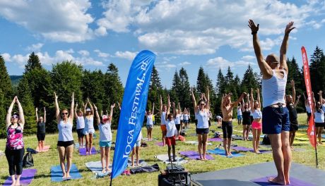 Tydzień dobrych zdarzeń niepowtarzalna atmosfera X. Joga Festiwal. Górski Maraton Jogi w Wierchomli 